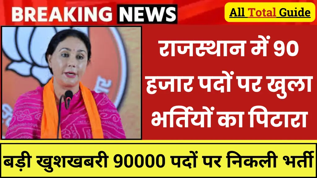 Rajasthan 90000 New Vacancy